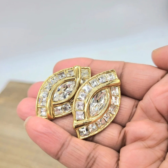 Vintage Baguette Shrouded by Gold Plating / by Napier - Picture 3 of 5